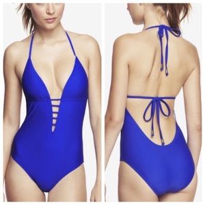 Express Blue Cobalt One Piece Swimsuit